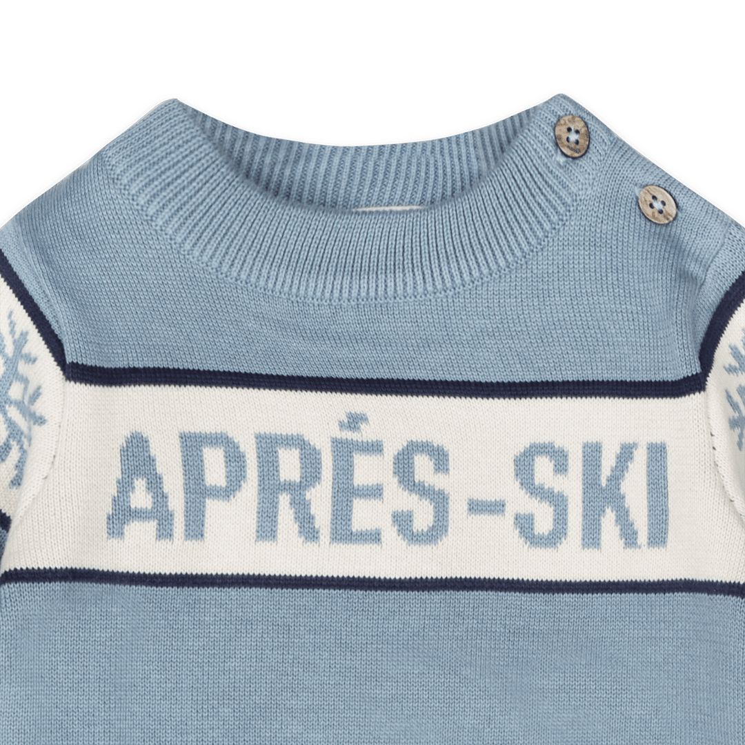 Organic Cotton Après Ski Baby Knit Pullover - Echo Market