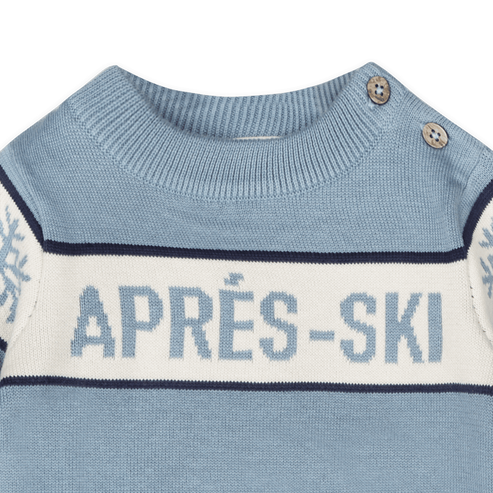 Organic Cotton Après Ski Baby Knit Pullover - Echo Market