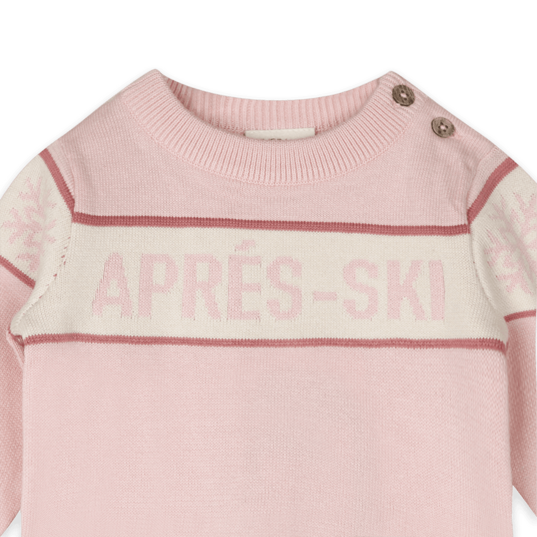 Organic Cotton Après Ski Baby Knit Pullover - Echo Market