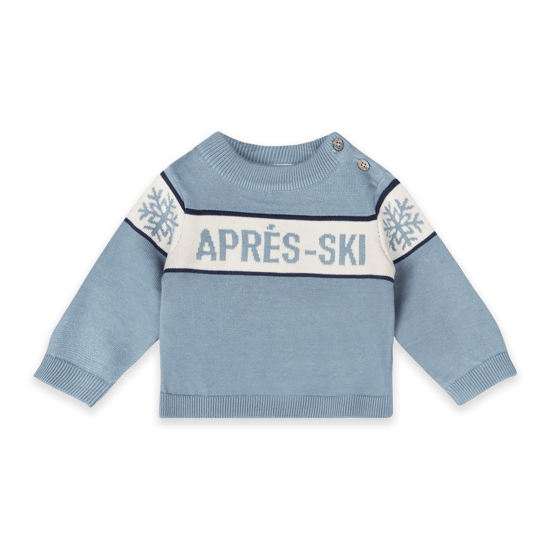 Organic Cotton Après Ski Baby Knit Pullover - Echo Market