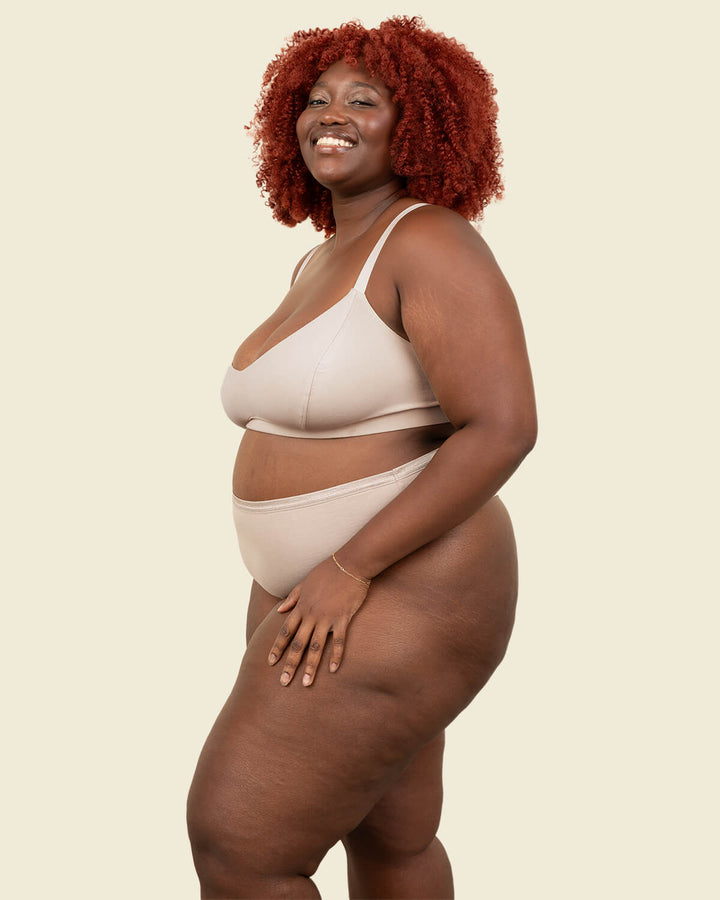 Organic Cotton High - Rise Thong - Echo Market