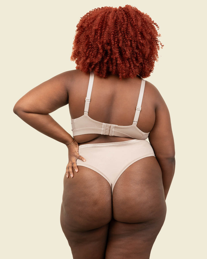Organic Cotton High - Rise Thong - Echo Market