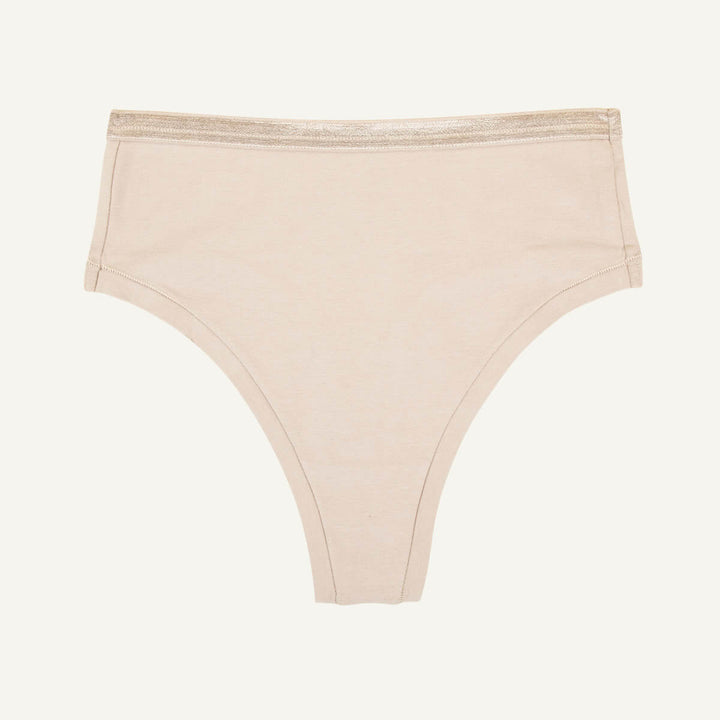 Organic Cotton High - Rise Thong - Echo Market