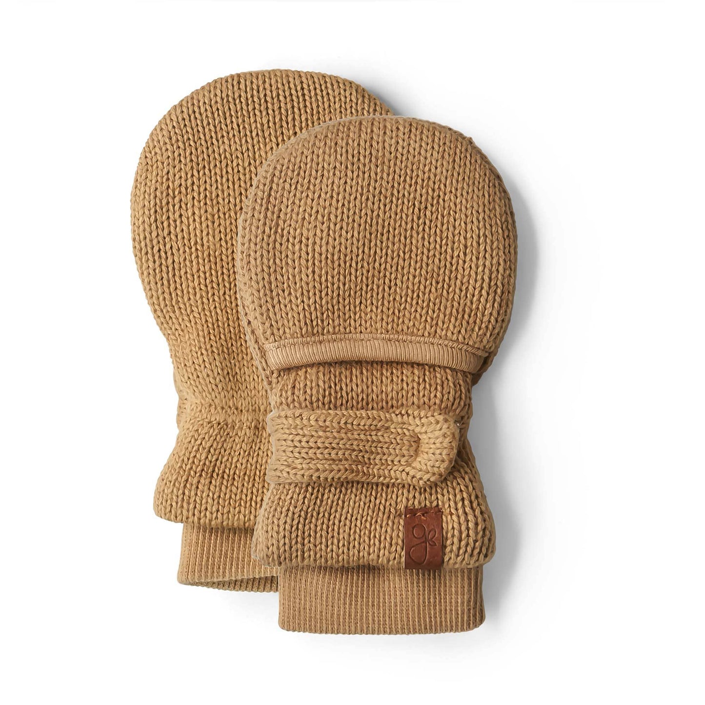 Organic Cotton Knit Stay - On Mitts - Echo Market