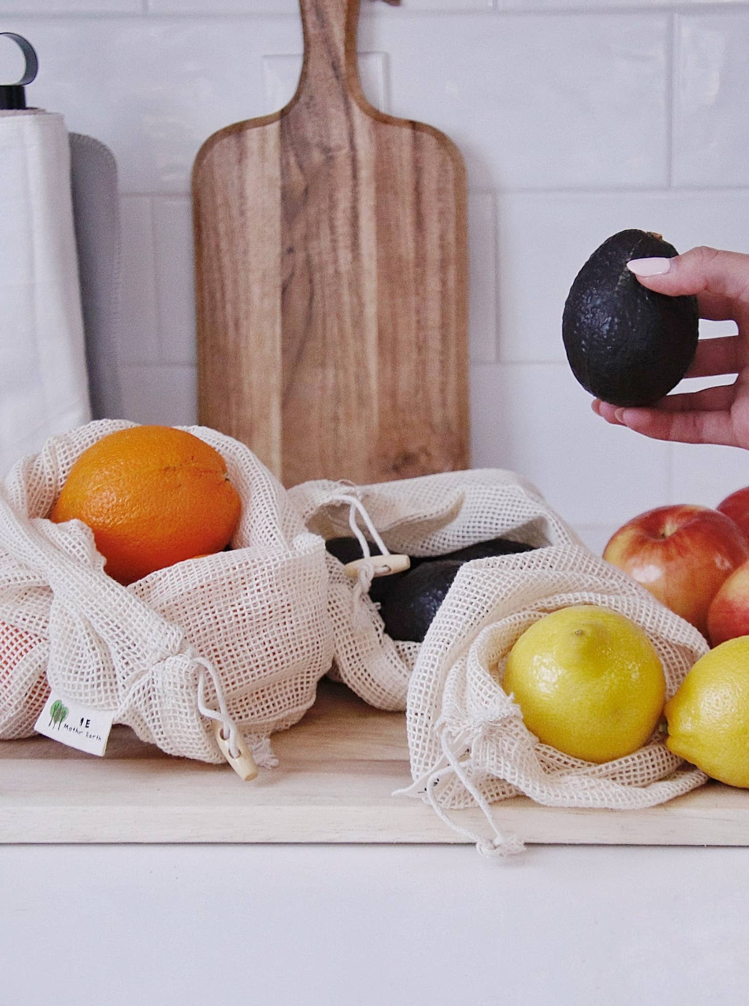 Organic Cotton Mesh Produce Bags | Set of 3 - Echo Market