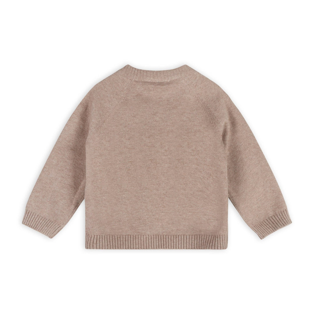 Organic Cotton Moose Woods Knit Baby Pullover - Echo Market
