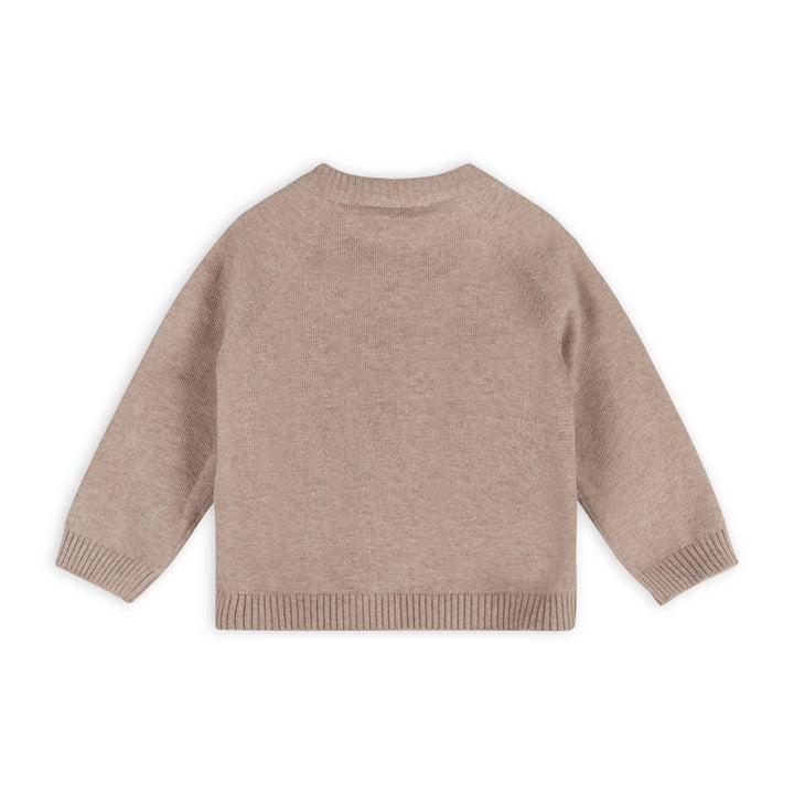 Organic Cotton Moose Woods Knit Baby Pullover - Echo Market