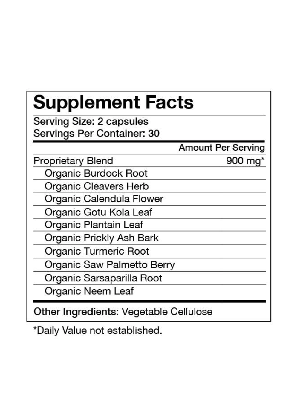 Organic Eczema Supplement - Echo Market