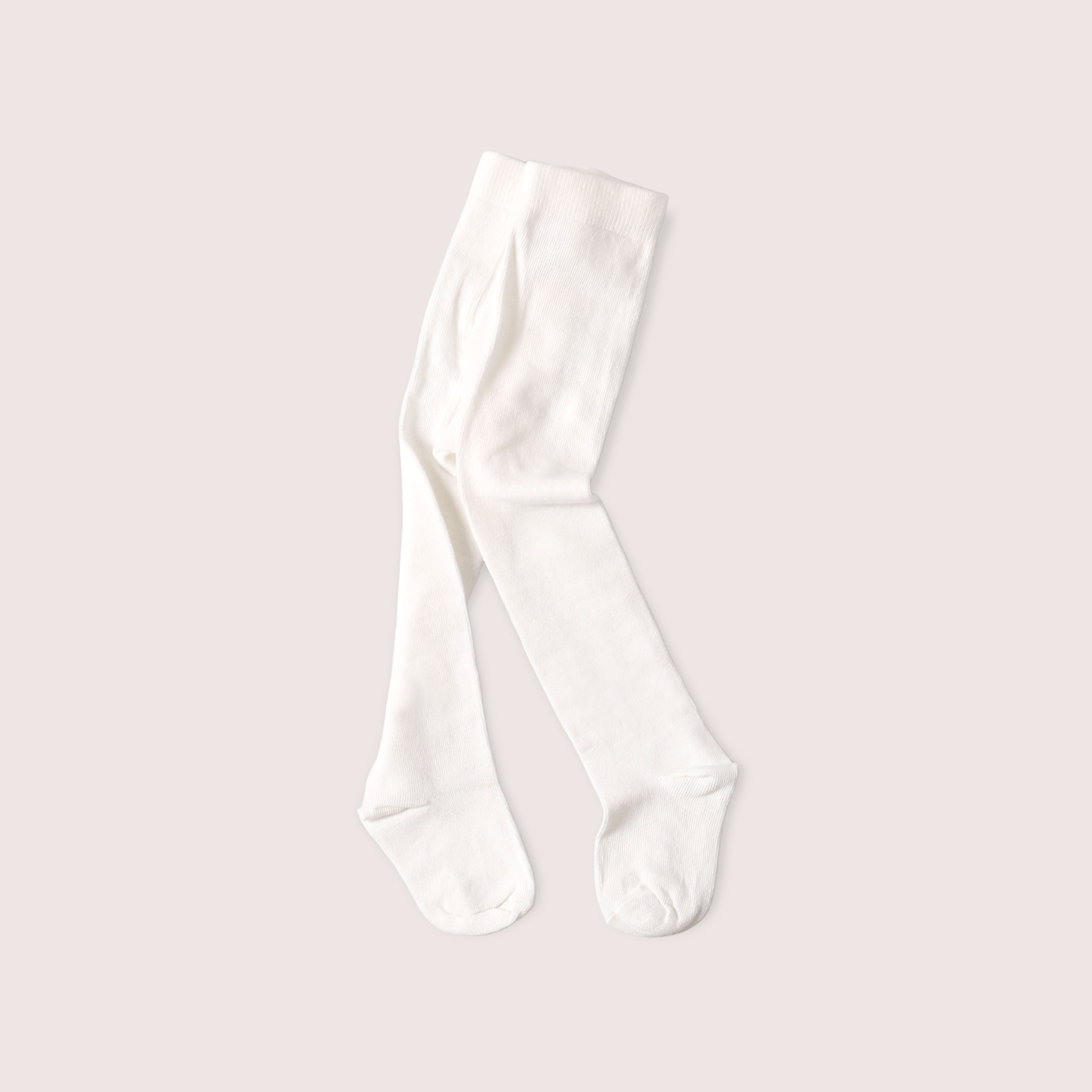Organic Fine Knit Basic Baby Girl Tights - Echo Market