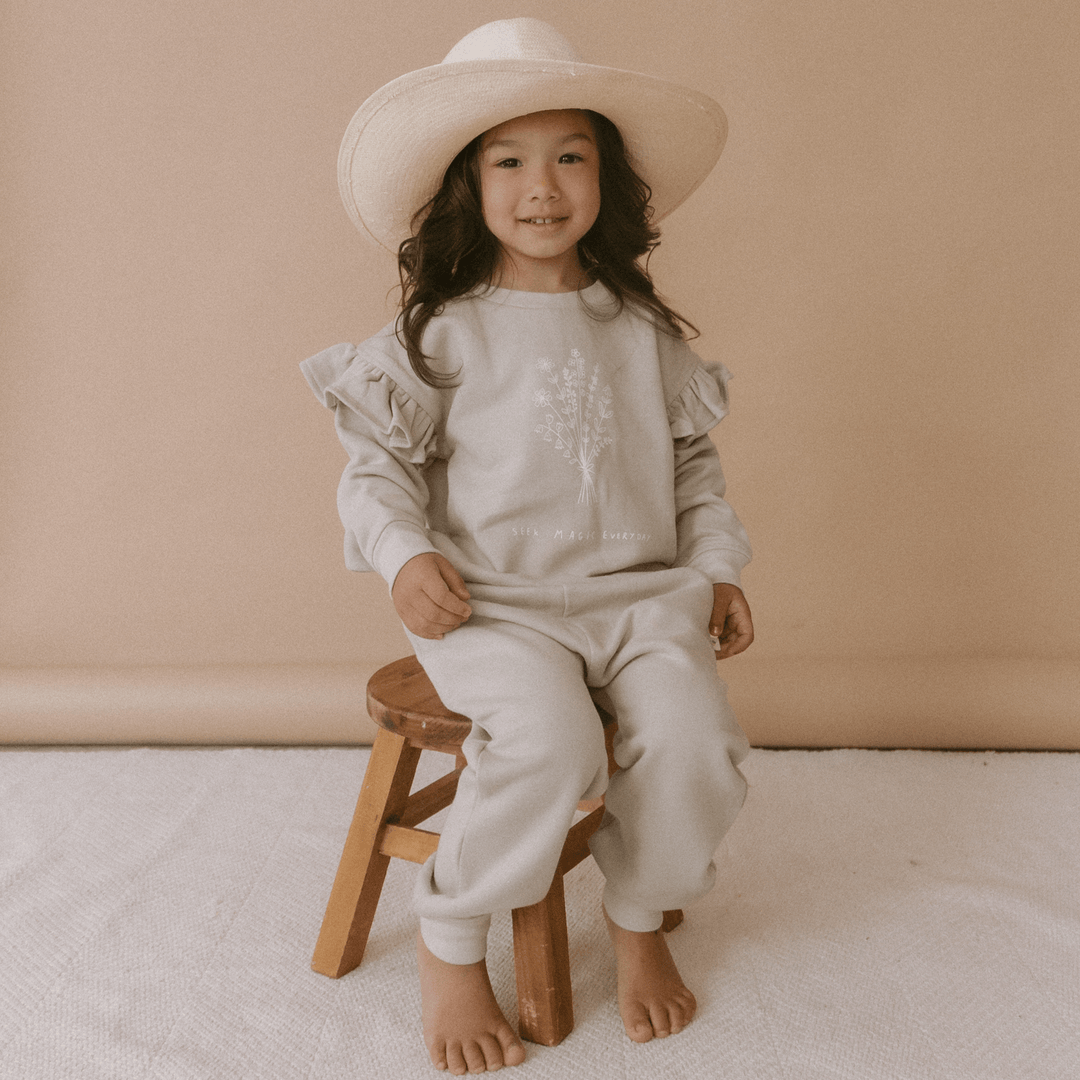 Organic Fleece Jogger Pants | Sage Green - Echo Market