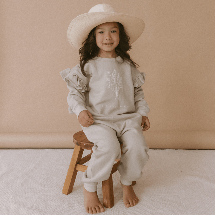 Organic Fleece Jogger Pants | Sage Green - Echo Market