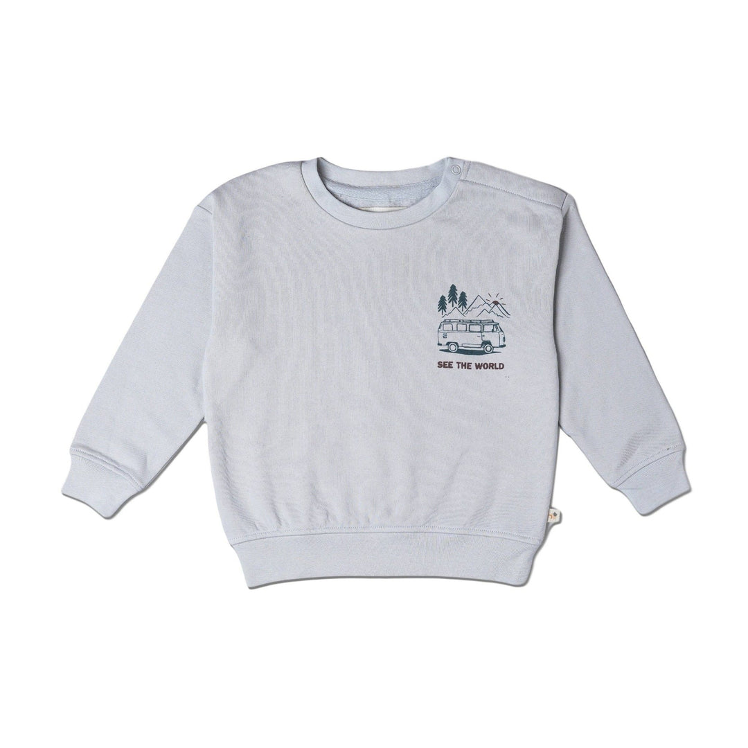 Organic Fleece Sweatshirt | Travel - Echo Market