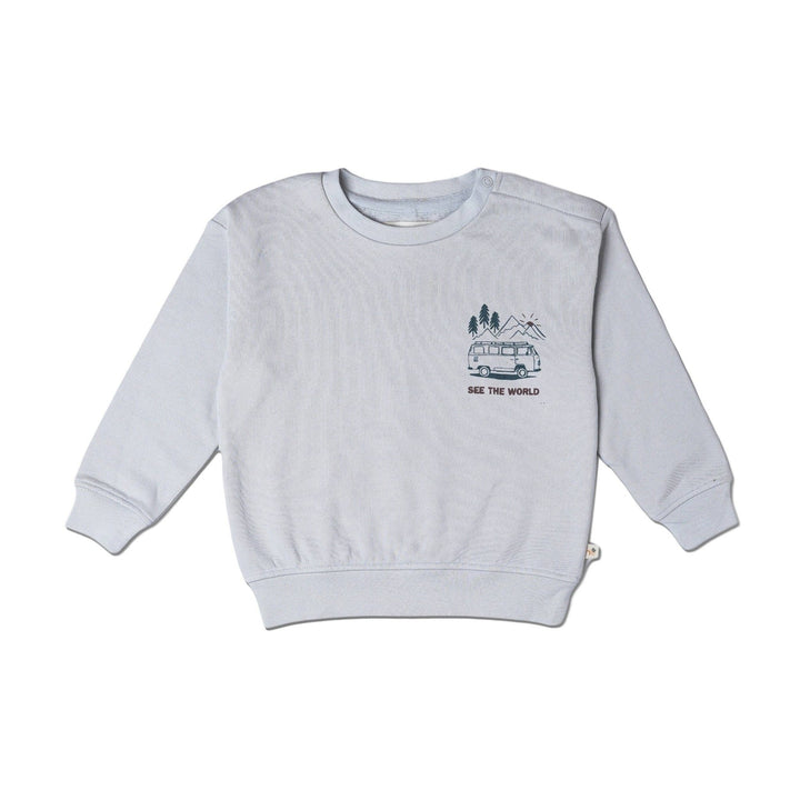 Organic Fleece Sweatshirt | Travel - Echo Market