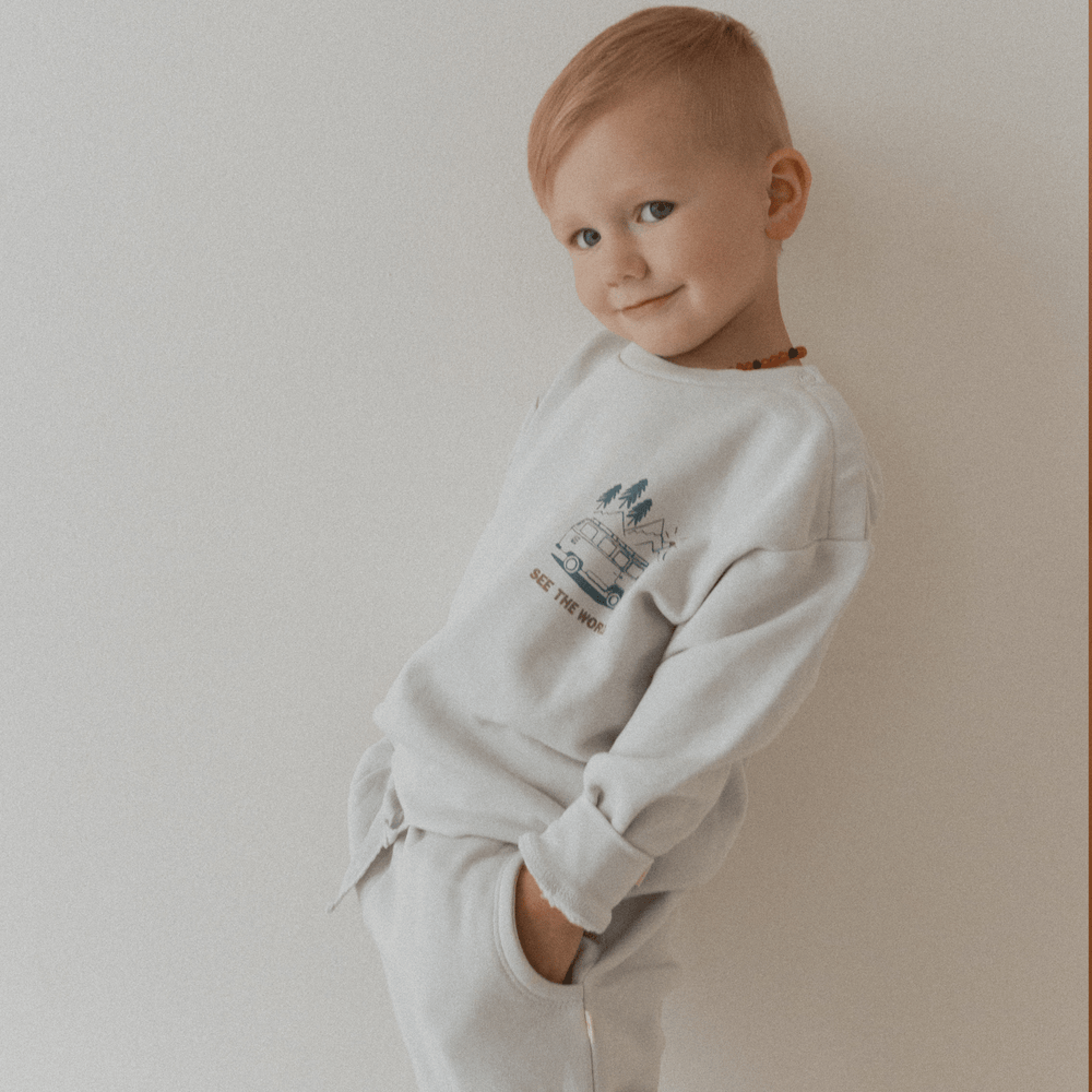 Organic Fleece Sweatshirt | Travel - Echo Market