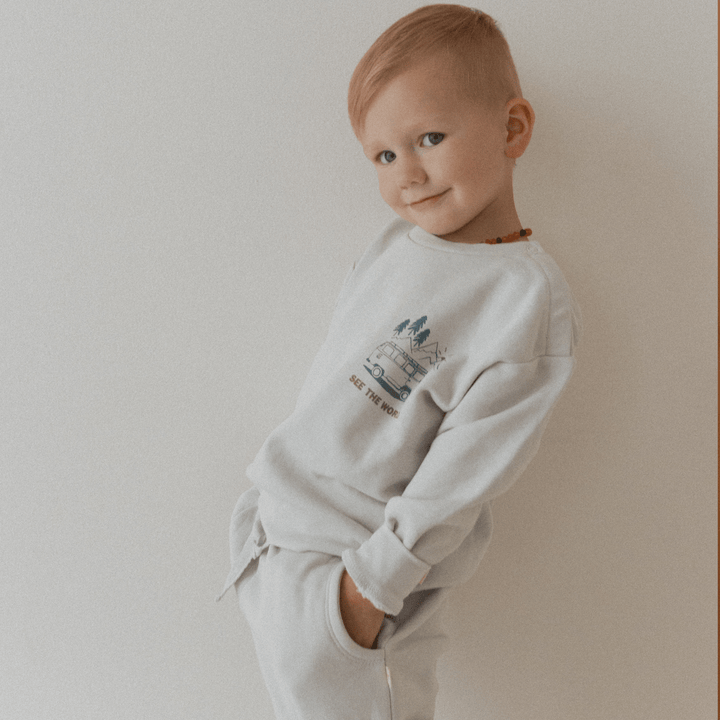 Organic Fleece Sweatshirt | Travel - Echo Market