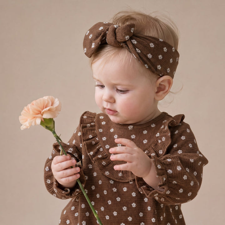 Organic Headwrap | Chestnut Bloom - Echo Market