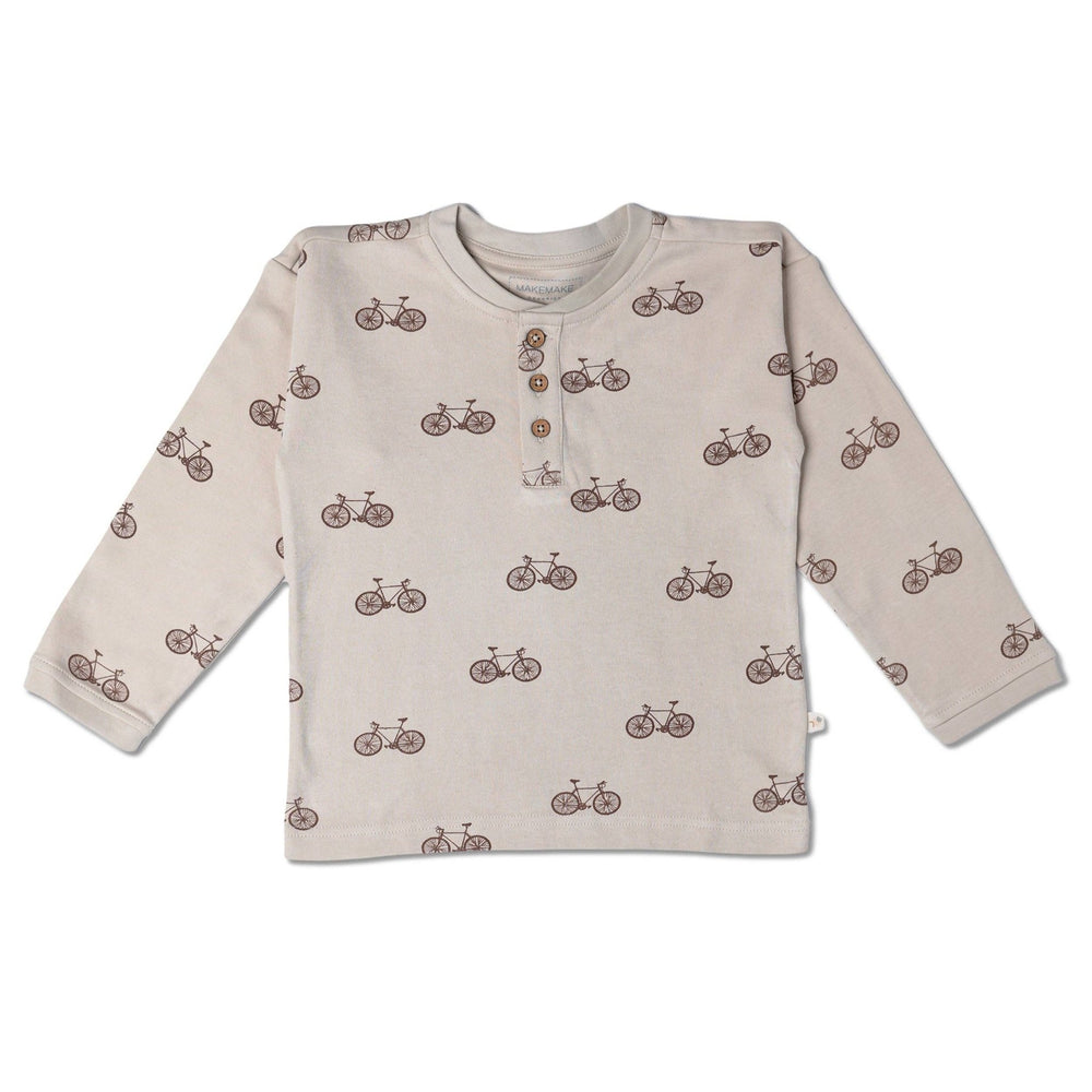 Organic Henley Tee | Bicycle - Echo Market