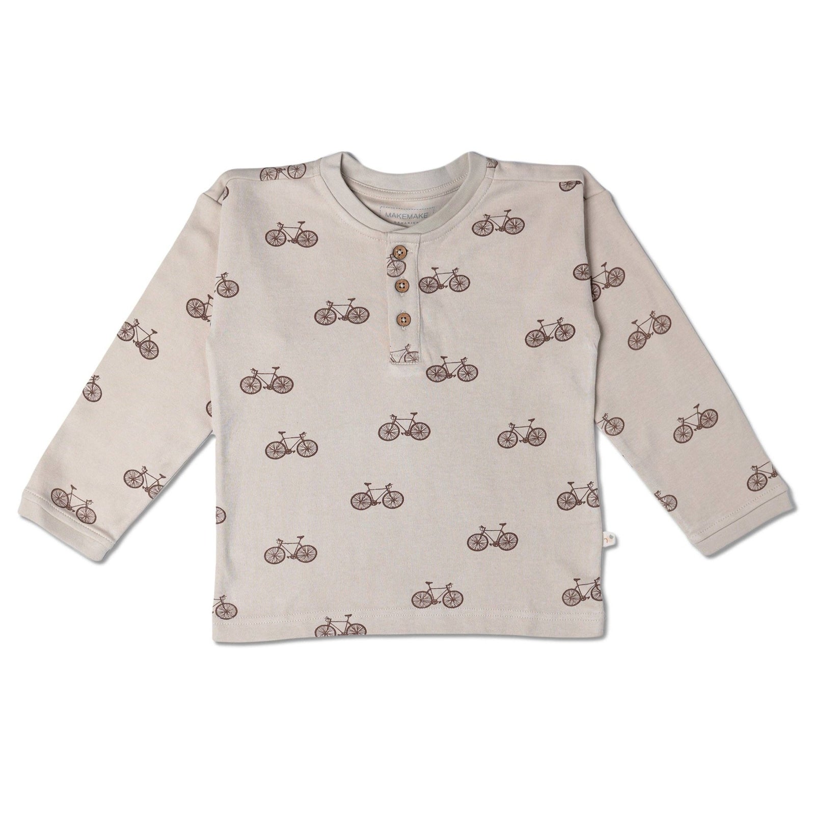 Organic Henley Tee | Bicycle - Echo Market