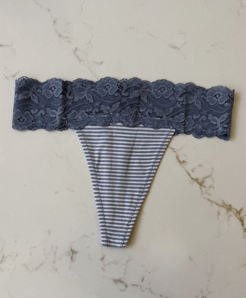 Organic Lace Waist Thong - Echo Market