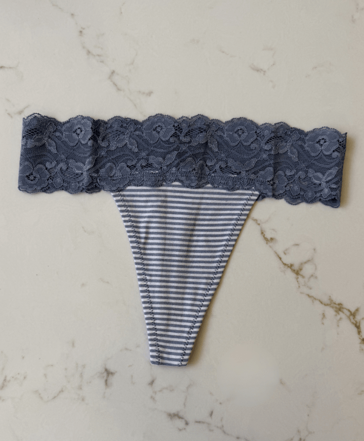 Organic Lace Waist Thong - Echo Market