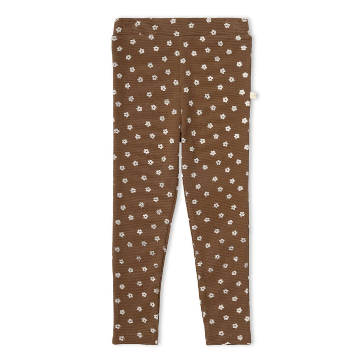 Organic Legging Set of 2 | Chestnut Bloom + Brown - Echo Market