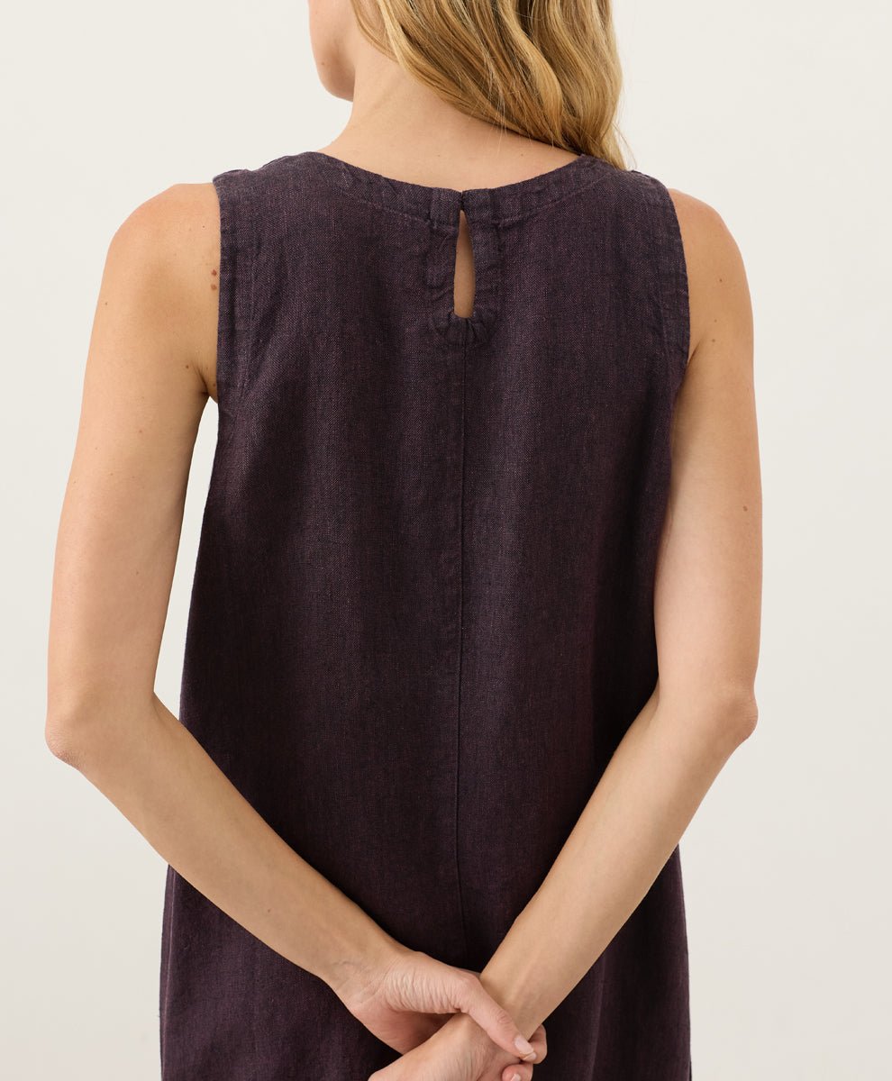 Organic Linen Easy Tank Dress - Echo Market