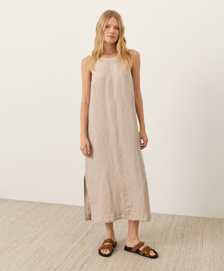 Organic Linen Easy Tank Dress - Echo Market