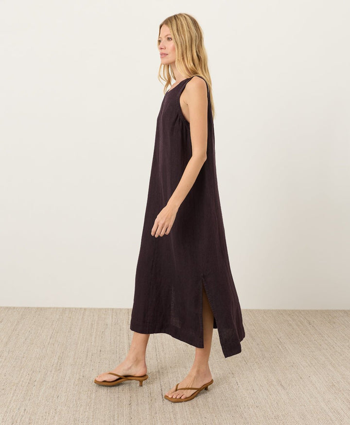 Organic Linen Easy Tank Dress - Echo Market
