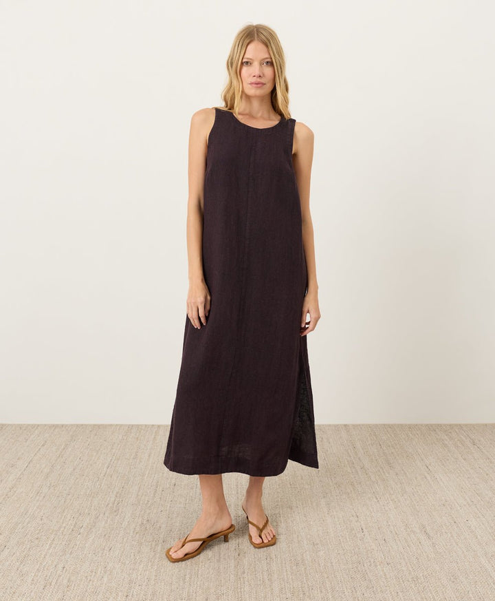 Organic Linen Easy Tank Dress - Echo Market