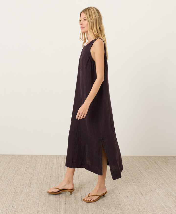 Organic Linen Easy Tank Dress - Echo Market