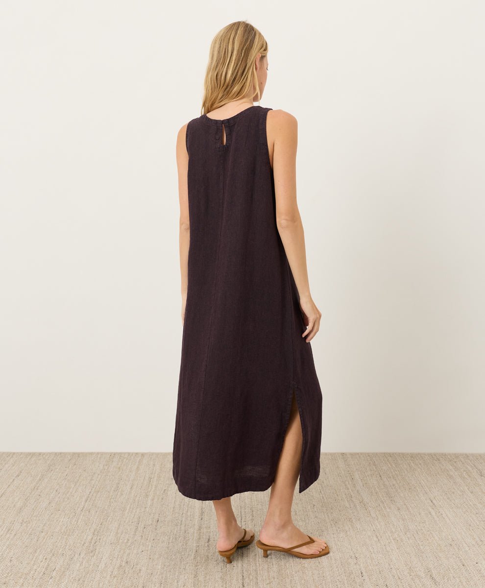 Organic Linen Easy Tank Dress - Echo Market