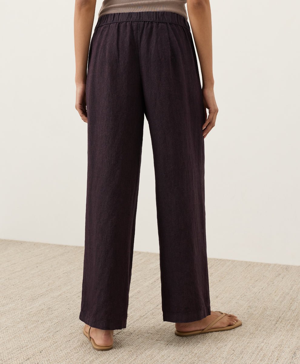 Organic Linen Easy Trouser Pant - Echo Market