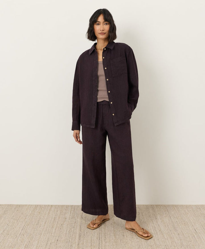Organic Linen Easy Trouser Pant - Echo Market