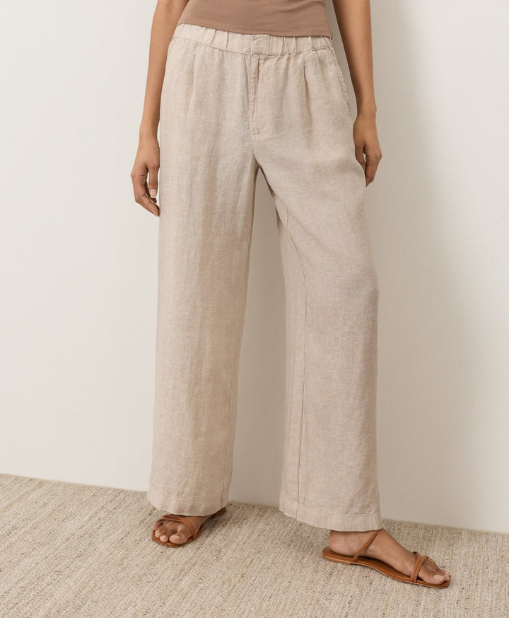 Organic Linen Easy Trouser Pant - Echo Market