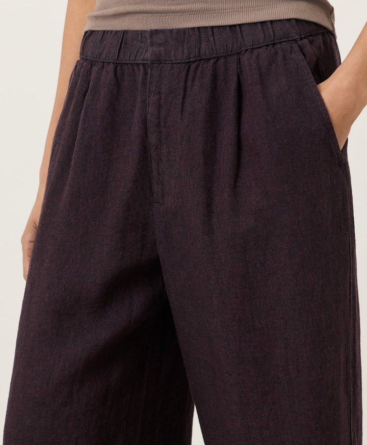 Organic Linen Easy Trouser Pant - Echo Market