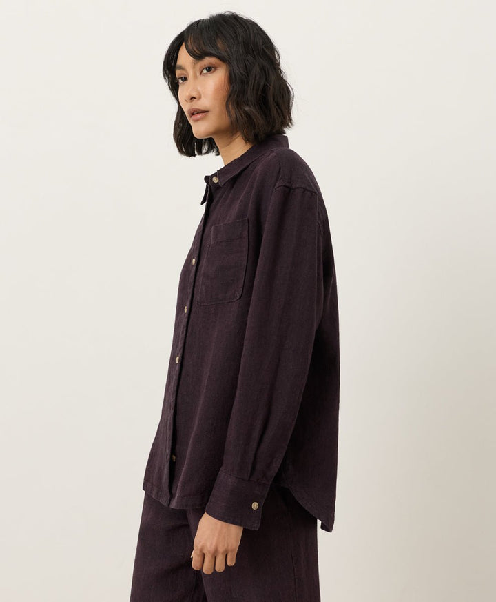 Organic Linen Relaxed Shirt - Echo Market