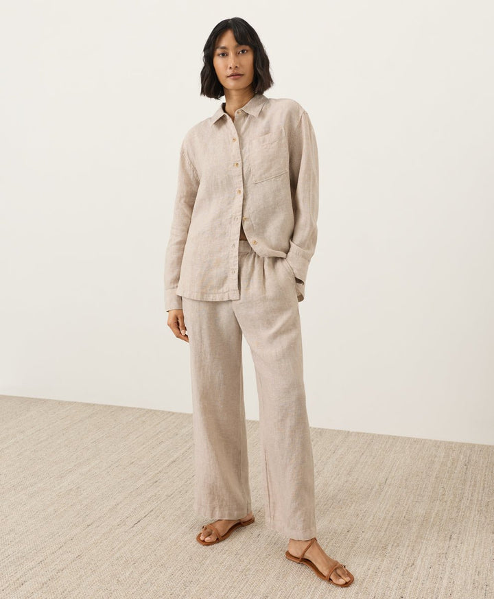 Organic Linen Relaxed Shirt - Echo Market