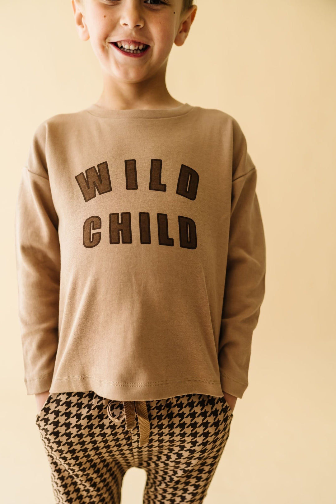 Organic Long Sleeve Tee & Pant Set | Wild Child Tee - Echo Market