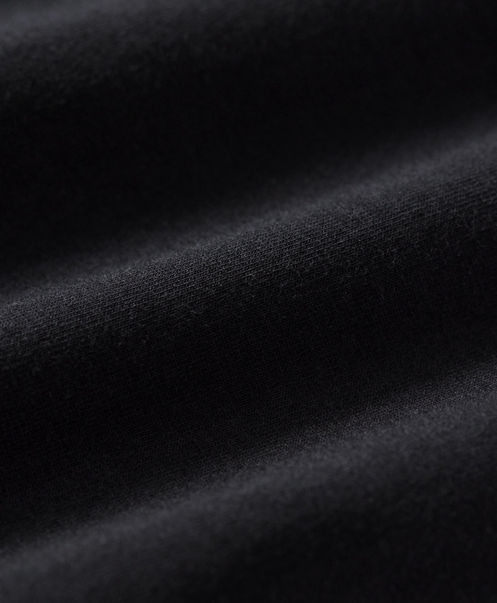 Close-up of black fabric texture
