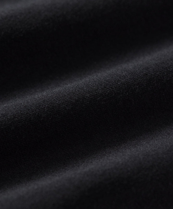 Close-up of black fabric texture