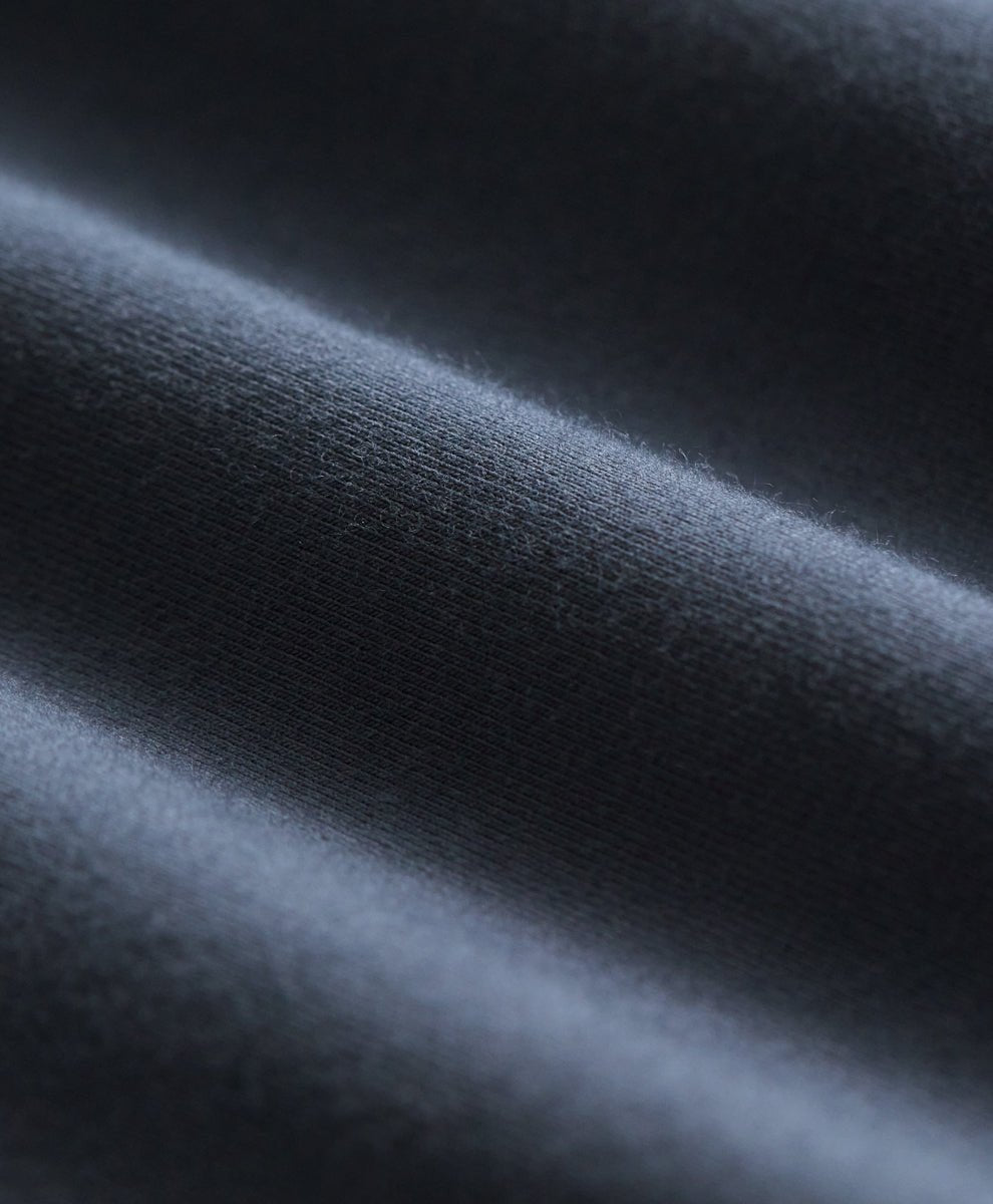 Close-up of steel blue fabric texture