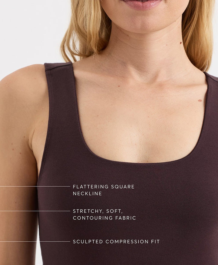 Organic On the Go-To Square Neck Tank - Echo Market