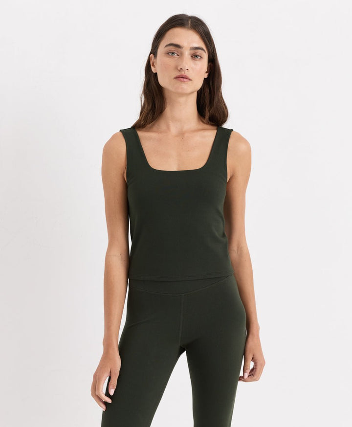 Organic On the Go-To Square Neck Tank - Echo Market