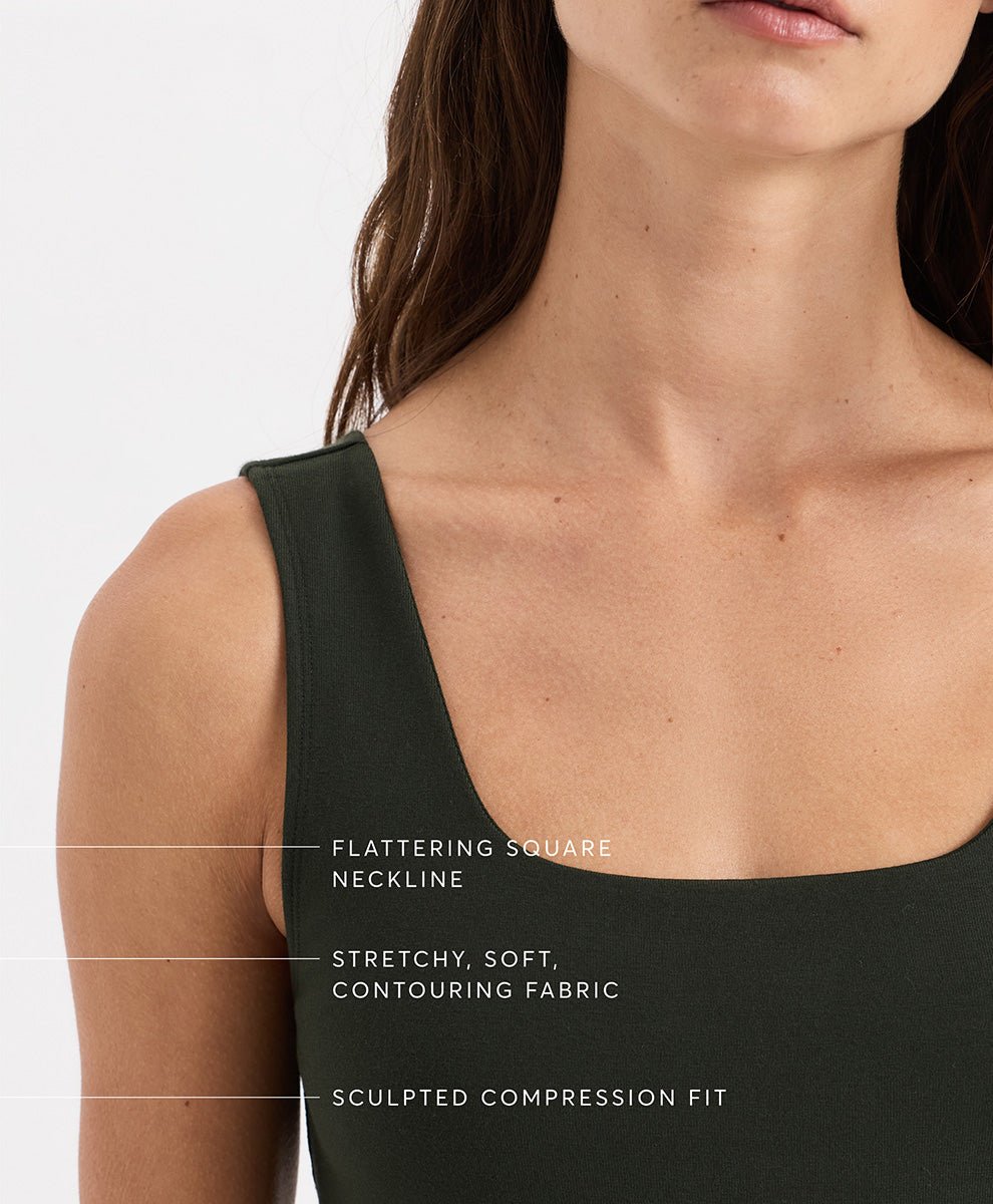 Organic On the Go-To Square Neck Tank - Echo Market