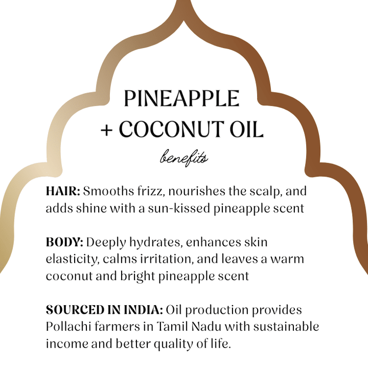 Organic Pineapple + Coconut Oil - Echo Market