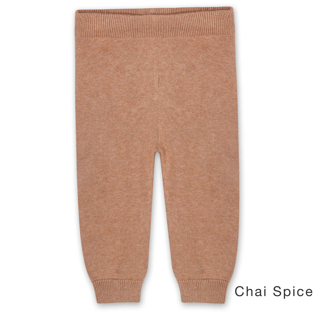 Organic Pocket Baby Pants Sweater Knit | Chai Spice - Echo Market