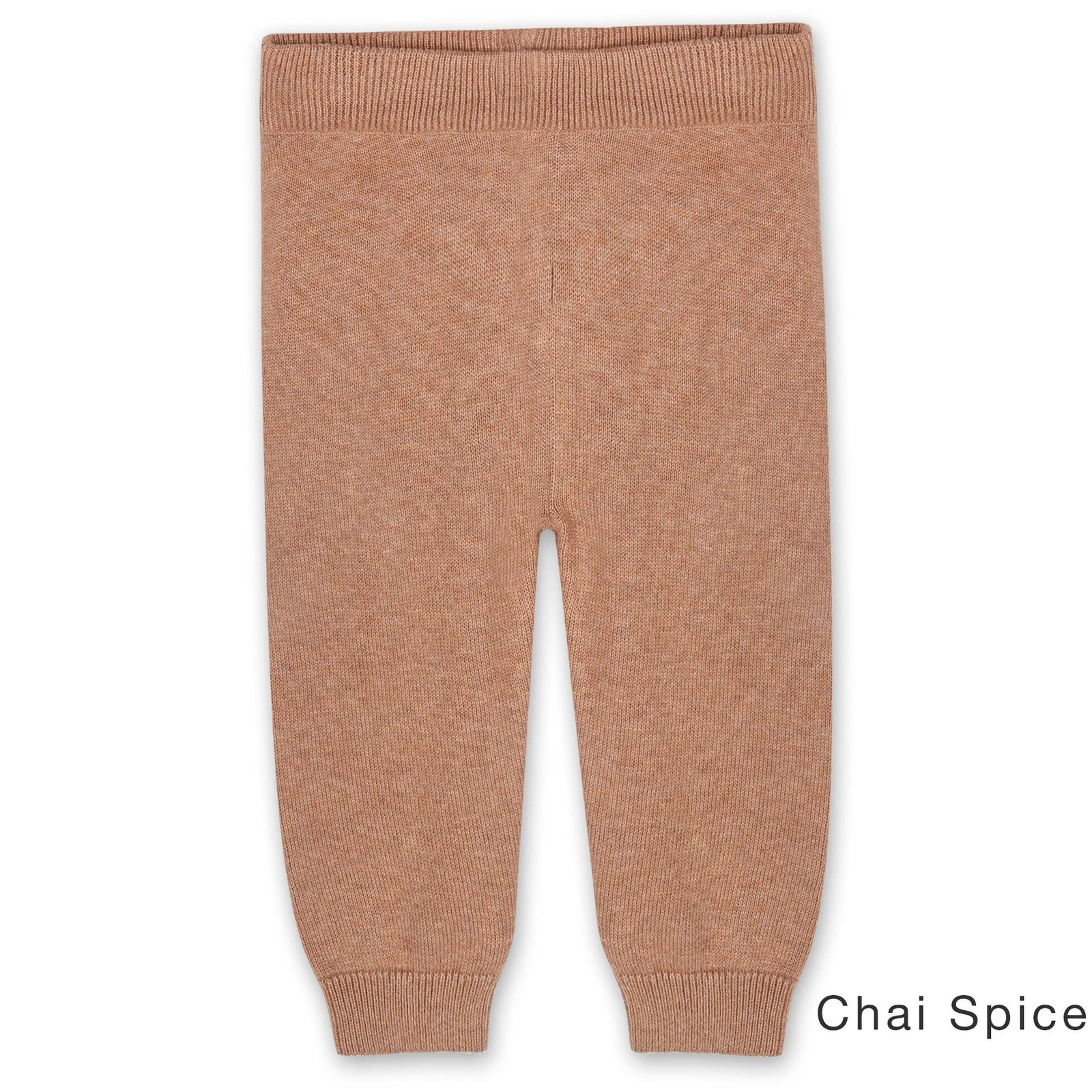 Organic Pocket Baby Pants Sweater Knit | Chai Spice - Echo Market
