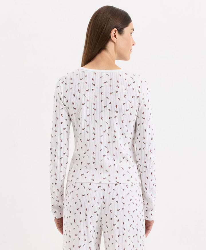 Organic Pointelle Long Sleeve Sleep Set - Echo Market