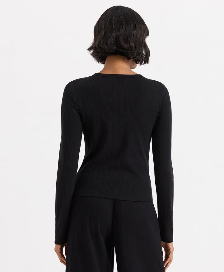 Organic Pointelle Long Sleeve Sleep Set - Echo Market