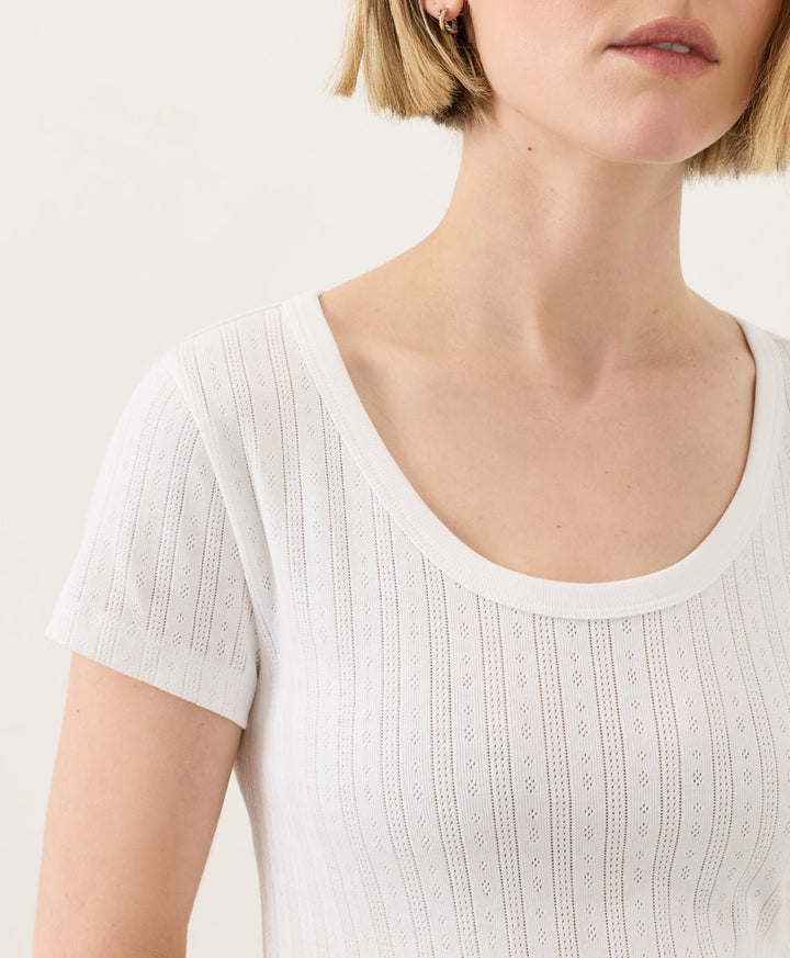 Woman wearing Pact&